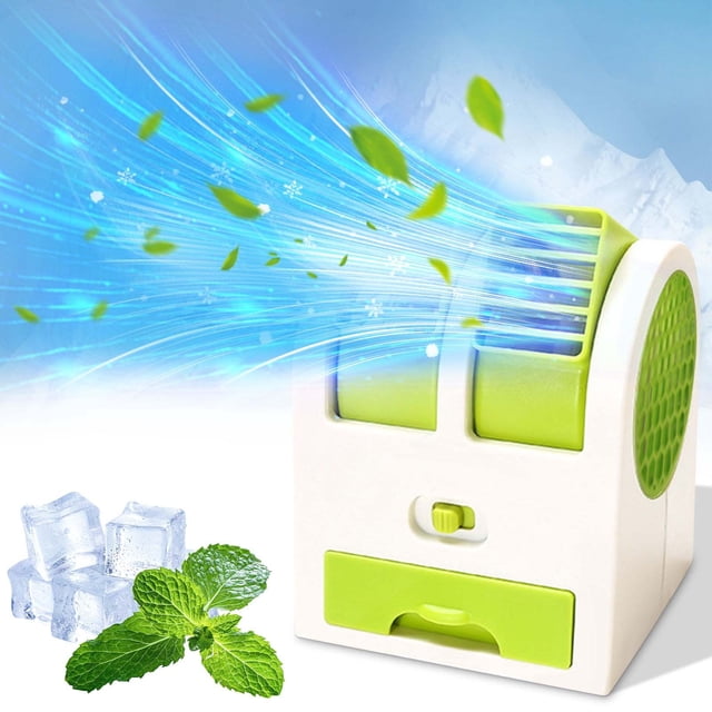 RKSTN Portable Fan Portable Battery Powered/USB Conditioner Fan Bladeless Safe Fan