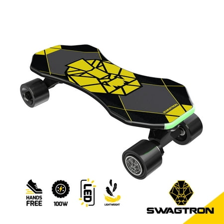 SWAGTRON Swagskate NG3 Electric Skateboard for Kids, Teens | Kick-Assist A.I. Smart Sensors | Boosted Mini E-Cruiser Skateboard w/ Move-More/Endless Mode | 9” Deck 72mm (The Best Electric Skateboard 2019)
