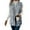 Blue, variant on HNMKIU Women's Elegant Sleeveless Vest Jacket Casual Round Neck Outerwear Coat Soft Womens Jackets for Stylish Daily Wear Beige,L