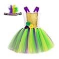 thumbnail image 1 of XDZJLR Robes pour Filles Carnaval Trois Couleurs Côté Lumineux avec Robe de Fête Performance, 1 of 5