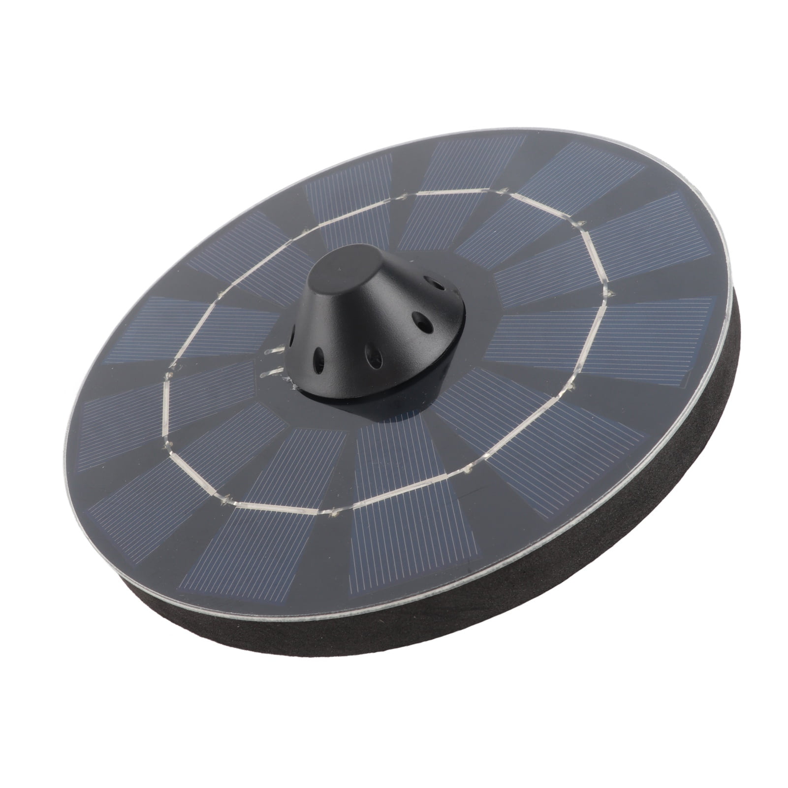 Suodoka Solar Oxygen Pump 6V 2.5W Low Noise Energy Saving Portable Solar Water Air Pump for Fish Tank Aquarium Outdoor Pool Pond Decor with Built-in Battery