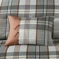 thumbnail image 4 of Full/Queen Plaid Comforter Set, 4 of 17
