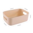 thumbnail image 2 of Yeacher Plastic Storage Basket Desktop Portable Plastic Kitchen Refrigerator Basket Bathroom Desktop Storage Box Snack Cosmetic Organizing Box for Cabinet Office, 2 of 7