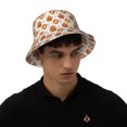 thumbnail image 6 of Daiia Cute Squirrel Pattern Bucket Hat - Trendy Cotton Sun Hat for Beach, Golf, Fishing - Fun Outdoor Vacation Boonie for Men and Women, 6 of 9