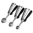 thumbnail image 1 of Stainless Steel Ice Cream Scoop Set Effort Saving Rebound Kitchen Digging Cookies Scoop, 1 of 7