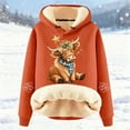 thumbnail image 2 of Womens Oversized Sweatshirts Highland Cattle Print Long Sleeve Hoodies Fall Fashion Pullover Tops Winter Loose Outfits, 2 of 3