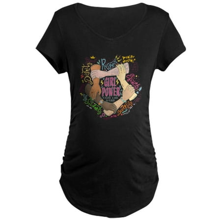 

CafePress - Girl Power Maternity T Shirt - Maternity Dark T-Shirt