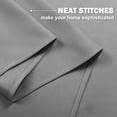 thumbnail image 6 of NICETOWN Short Curtains Grey Half Window Curtains for Bedroom, Blackout Thermal Insulated Curtains Energy Efficient Privacy Grommet Window Treatment, 52"x30", Set of 2, 6 of 7