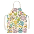 thumbnail image 5 of 2Kitchen Chef Easter Series Delantal de lino con estampado floral Restaurante Baberos de cocina esquí esquí Gafas de esquí, 5 of 5