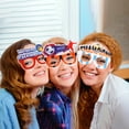 thumbnail image 4 of 3 piezas de gafas de sol para fiesta de fútbol 2022, gafas novedosas para el mundial, accesorios para fotomatón, suministros para recuerdos de fiesta de fútbol de la Copa del Mundo 2022, 4 of 5