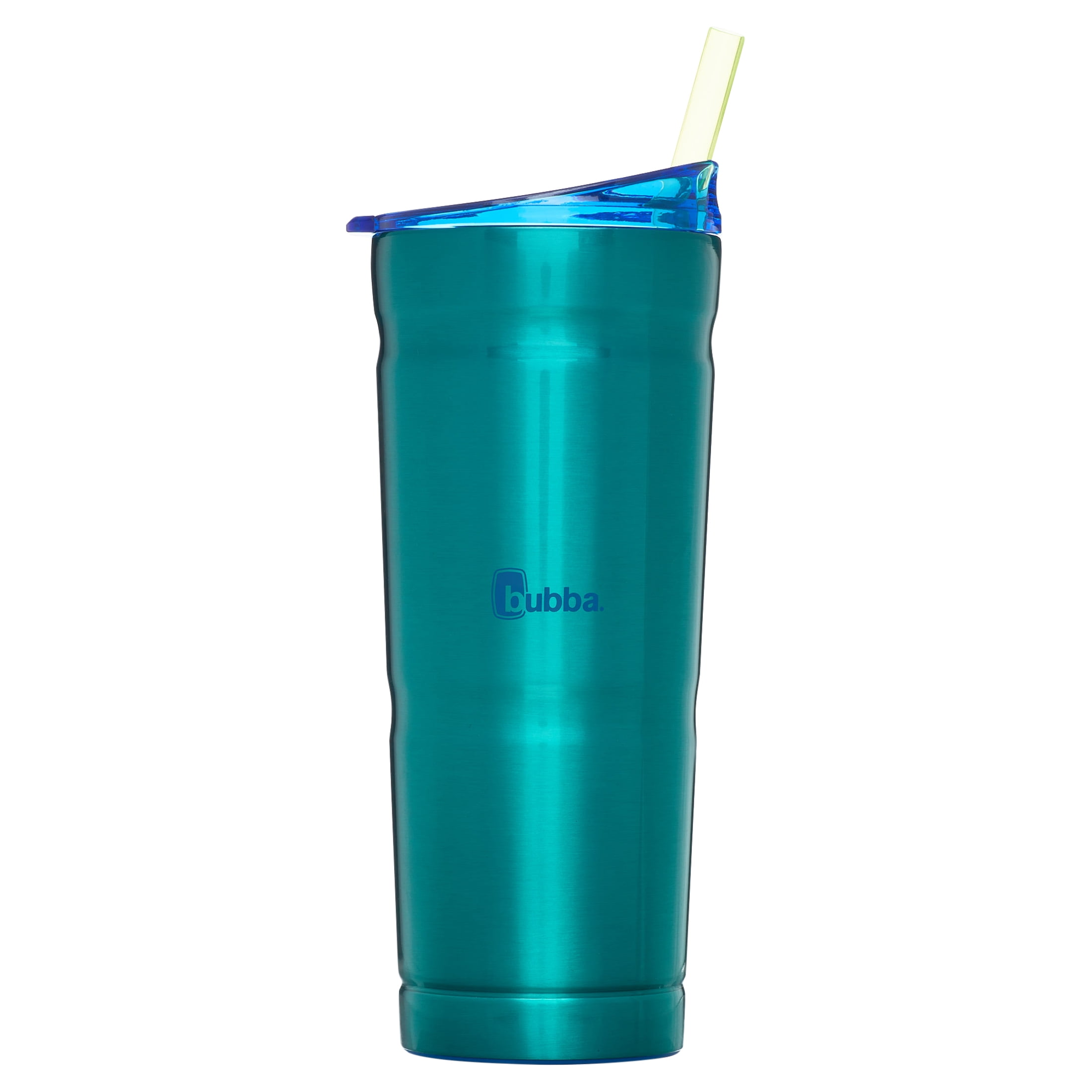 BUBBA BRANDS Envy S Vacuum-Insulated Stainless Steel Tumbler  with Lid and Straw, 24oz Reusable Iced Coffee or Water Cup, BPA-Free Travel  Tumbler, Steel/Clear: Tumblers & Water Glasses