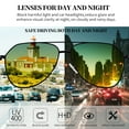 thumbnail image 6 of KANASTAL Sunglasses for Men Women Aviation Classic Green Lens UV Protection Golf Fishing Day and Night Driving Sun Glasses, 6 of 7