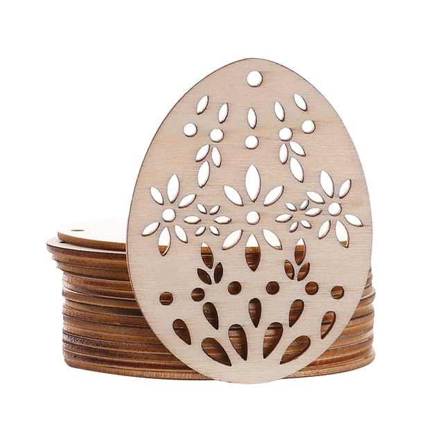 Xihbxyly Ofertas Del Día Del Programa Today Show para Mujeres 10 Piezas de Decoraciones Colgantes de Madera para Pascua, Accesorios de Decoración Navideña