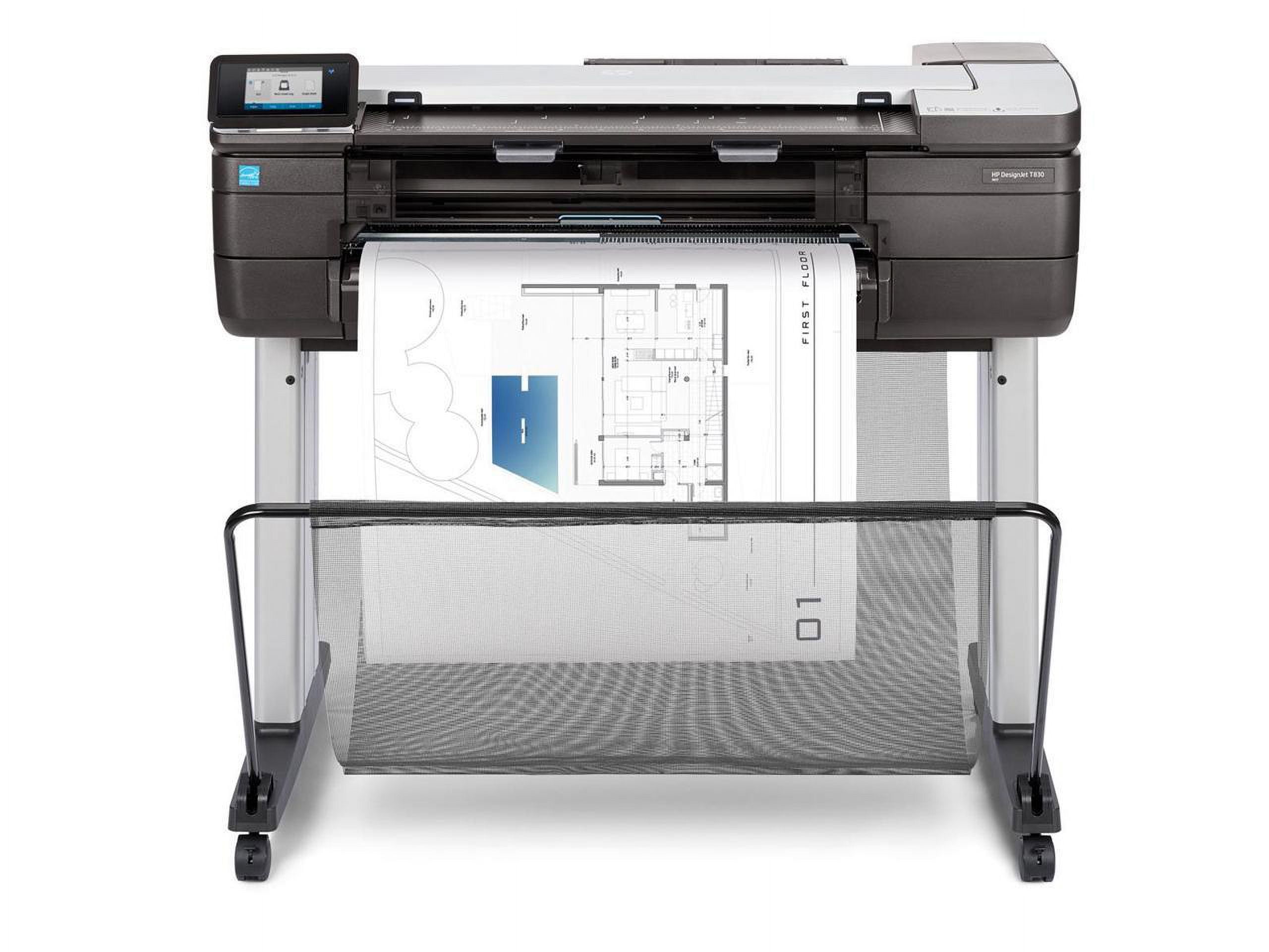 HP DesignJet T830 Wireless 24" Large Format Multifunction Color Inkjet Plotter Printer