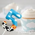 thumbnail image 6 of Toy Inspire Game Birthday Candle (Number 1 Candle), Cowboy Number Candle, Suitable for Cartoon Theme Birthday Number Candle, Party Decorations, 6 of 6