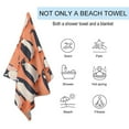 thumbnail image 3 of Cute Penguin Oversized -Washed Lightweight Quick Dry Beach Towels - 32"x63", 3 of 7