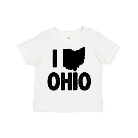 

Inktastic I Love Ohio with State Silhouette Gift Toddler Boy or Toddler Girl T-Shirt