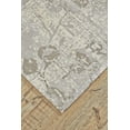 thumbnail image 3 of Margaux Floral Transitional Rug, Light Gray/Cream, 2ft - 2in x 4ft Accent Rug, 3 of 3