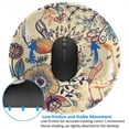 thumbnail image 4 of Disketp Floral With Birds And Fantasy Flowers Small Mouse Pad 7.9x7.9 Inches,Washable Round Mousepad For Office Laptop Computer,Non-Slip Rubber Base Mouse Pads For Wireless Mouse, 4 of 9