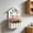 Pointed Top, variant on Rustic White Wooden Window Planter Box, Wall Mount Plant Holder with Fence & Shelf, Farmhouse Style Indoor Decor, Wall Mount Planter, Wedding Centerpiece & Photography Prop, 8.66×6.3 in