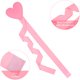 thumbnail image 5 of Cinta De Poliéster Cinta decorativa con forma de corazón rosa para fiesta de San Valentín (1 unidad) JASKFLY, 5 of 9