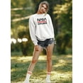 thumbnail image 2 of NASA Nasa Explorer Banner Sweatshirt Women -NASA Designs, Female 4X-Large, 2 of 4