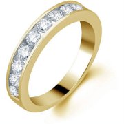 1.0 Carat T.W. Round Diamond 10kt White Gold Wedding Band, I-J/I2-I3