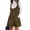 Dark khaki, variant on Women Summer Casual Sleeveless Romper Loose Striped Tied Shorts Overalls Jumpsuit with Pockets