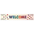 thumbnail image 1 of Welcome Banner with International Flags Circular Design Background Event Decoration Party Supplies Global Conference Backdrop Indoor Outdoor Display, 1 of 4