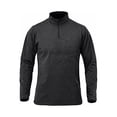 thumbnail image 1 of Guardurnaity Jersey de capa Base con media cremallera para hombre, camiseta cálida transpirable de manga larga para niños, ropa interior térmica Camisetas Negro XXl, 1 of 6