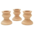 thumbnail image 3 of Unfinished Wood Country Candle Cups, 1-7/8 inch with 7/8 inch Taper Candle Hole, Set of 12, by Woodpeckers, 3 of 7