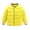 Yellow, variant on WIBACKER 3-8Y Child Warm Lightweight Puffer Jacket Bomber Down Coat Girl Boy Fleece Lined Outwear