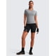 thumbnail image 3 of Remera CRZ YOGA sin costuras manga corta gris pizarra M, 3 of 7
