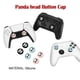 thumbnail image 5 of Cateissary 2 piezas Gamepad Thumbstick Cover Joystick Protector Grip Caps Controller Reemplazo de piezas de repuesto para PS5 Black Type3 NO3, 5 of 6