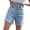 Z02-Blue, variant on TTUHYWXI Jean Bermuda Shorts for Women High Waisted Trendy Long Stretchy Denim Shorts Knee Length Casual Summer Jorts (Blue, S)