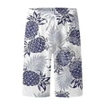 thumbnail image 4 of Owordtank Mens Beach Vacation Bermuda Shorts Drawstring Elastic Waist Flat Front Shorts with Pockets, 4 of 5