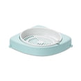 thumbnail image 1 of MesaSe Rotatable Kitchen Countertop Shelf Wall-Mounted Non-Perforated Toilet Corner Multifunctional Storage Rack Bathroom Kitchen Tool, 1 of 9