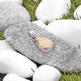 thumbnail image 3 of Natural Orange Scolecite - India 925 Sterling Silver Pendant Jewelry P-1056 SDP118741, 3 of 5