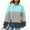 Light Blue, variant on SwiftWear Women's Raglan Sleeve Waffle Knit Hoodie Breathable Textured Pullover Tops with Front Pocket, Lightweight Comfort Fit Casual Sweatshirt Green