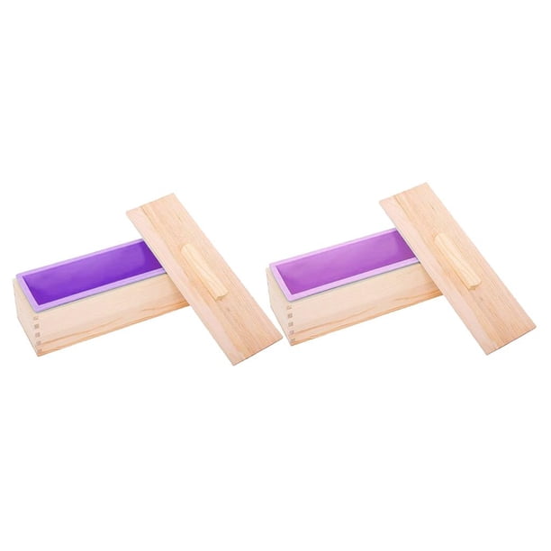 Caja de de Pan de Jabón de 2 Piezas para Manualidades de Fabricación de Pasteles de Jabón 42