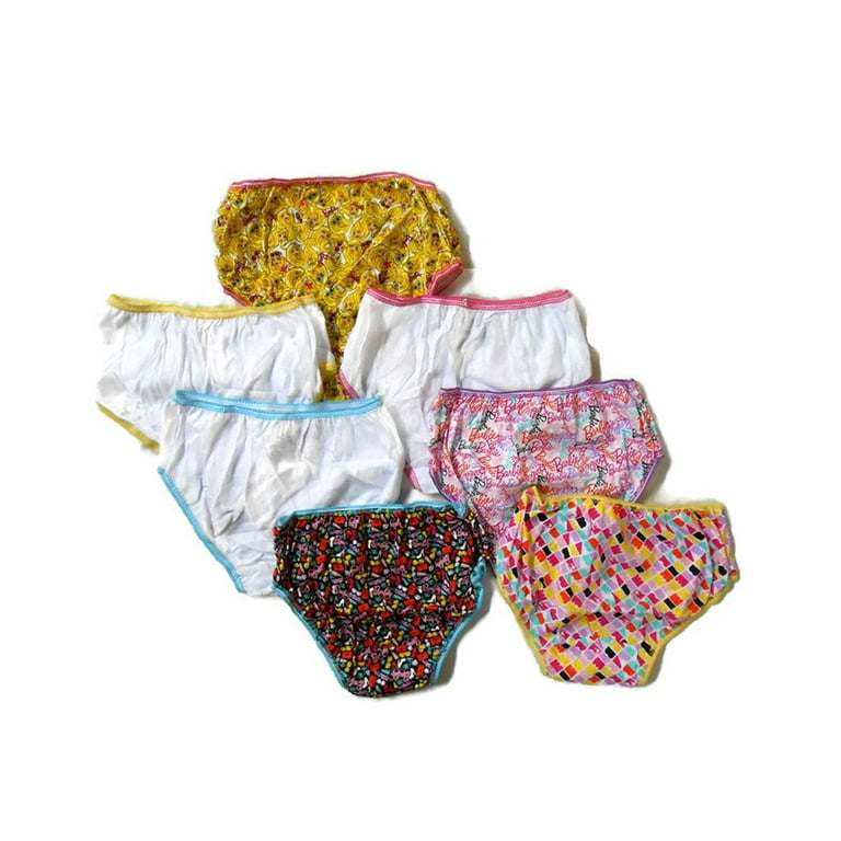 Handcraft Little Girls' Barbie Underwear Set 7 Pack Panties