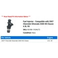 thumbnail image 2 of Fuel Injector - Compatible with 2007 Chevy Silverado 2500 HD Classic 6.0L V8, 2 of 2