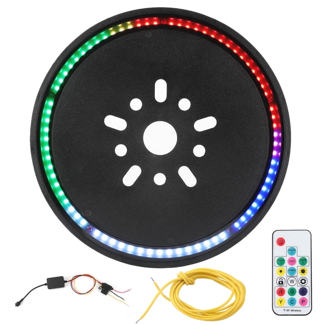 Luz de freno LED RGB 300LM Lámpara de advertencia de marcha atrás de neumático de repuesto apta para Jeep JK/JL 2007-2020 Jadeshay A