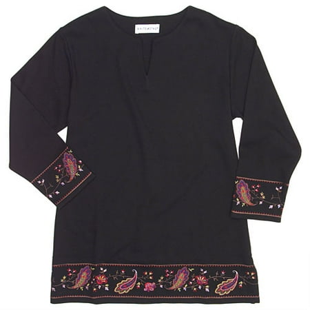 Women's Embroidery Trim Tunic