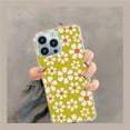 thumbnail image 2 of Green White Daisies Case Compatible with iPhone 14 Pro,Unique Art Design TPU Shock-proof Full Cover, 2 of 6