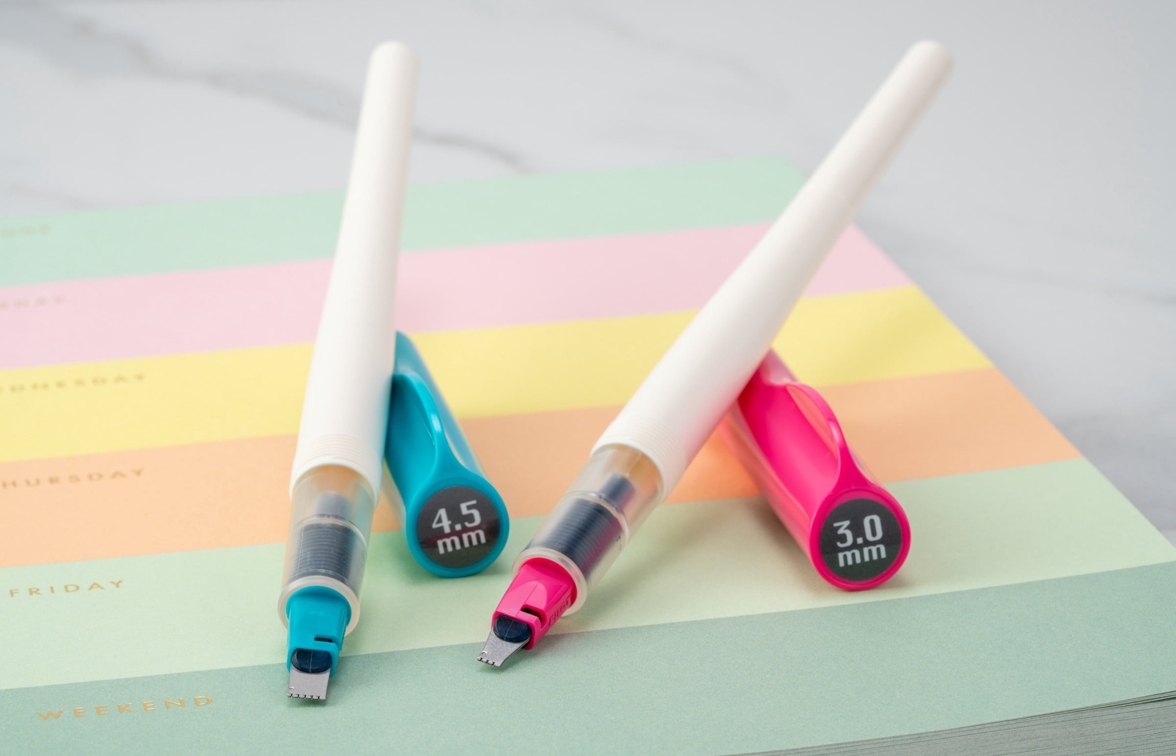 Pilot Parallel Calligraphy Pens with Assorted Point Sizes, Colors, and Accessories - 6 Count