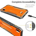 thumbnail image 3 of FITO For Cricket Vision Plus Case, Phone Case with Screen Protector and Kickstand (Orange), 3 of 7