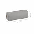 thumbnail image 4 of WONDBA PU Leather Pencil Case with zipper, simple style Gray, 4 of 7