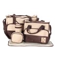 thumbnail image 1 of Wdftyju 5 uds almohadilla multifunción para bebé pañal cambiador bolsa momia marrón Wdftyju 9bm5wc3es8gj9D03, 1 of 6