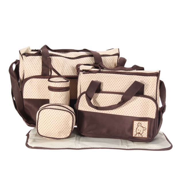 Wdftyju 5 uds almohadilla multifunción para bebé pañal cambiador bolsa momia marrón Wdftyju 9bm5wc3es8gj9D03